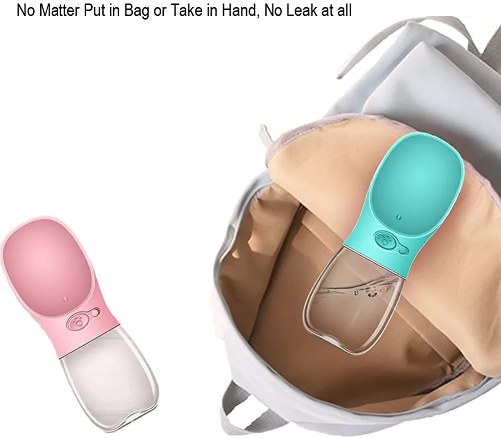Portable Water Bottle for Pets (Multicolor)