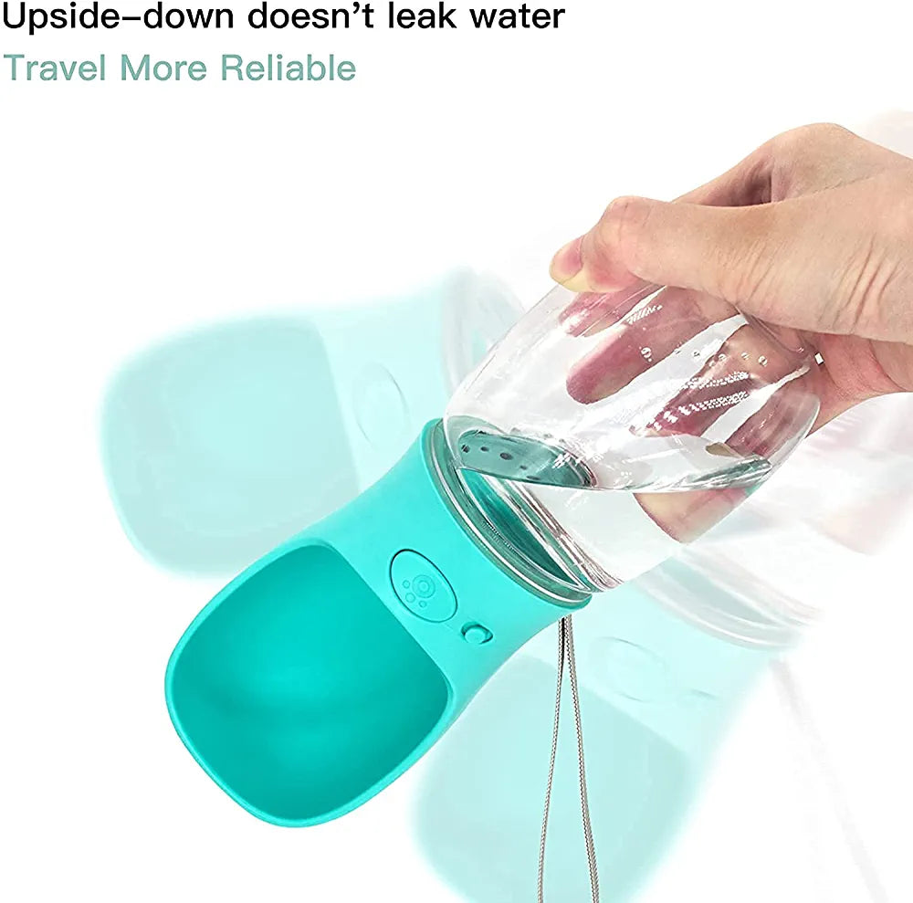 Portable Water Bottle for Pets (Multicolor)