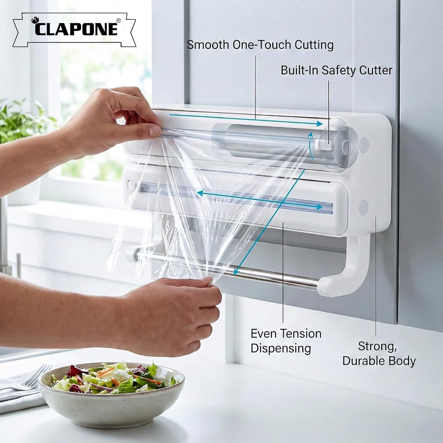 3-in-1 Wall Mounted Kitchen Organizer