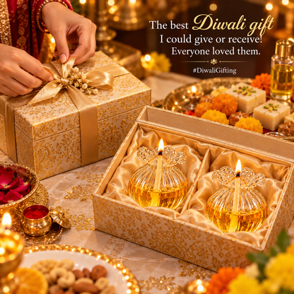 Premium Glass Modak Diya