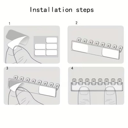 Wall Mount Acrylic Jewellery Organizer Hook