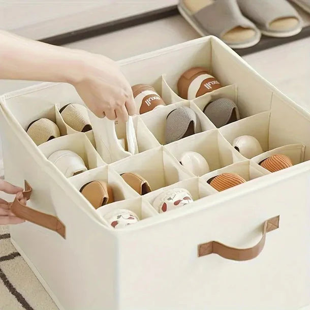 Luxury Clear Shoe Organizer Box – Stackable Dustproof Storage