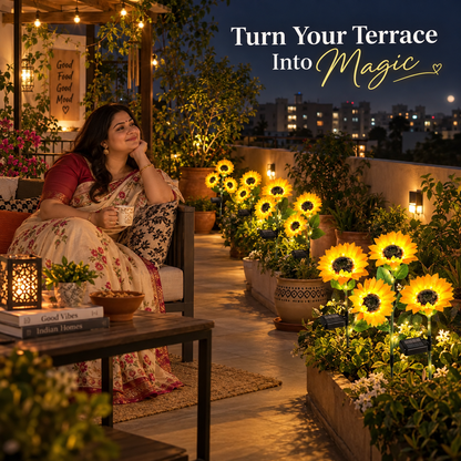 Sunflower Solar Lights