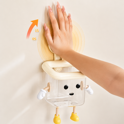 Smart Wall-Mounted Bathroom Organizer