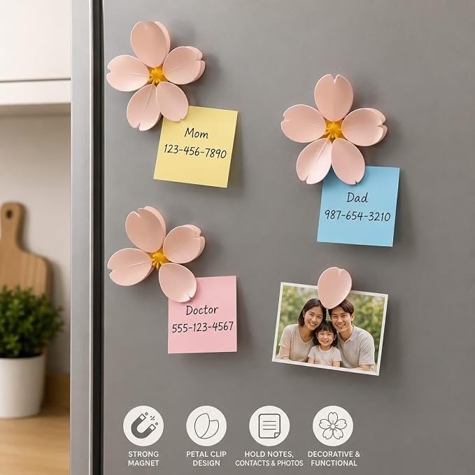 Cute Magnetic Flower Clip