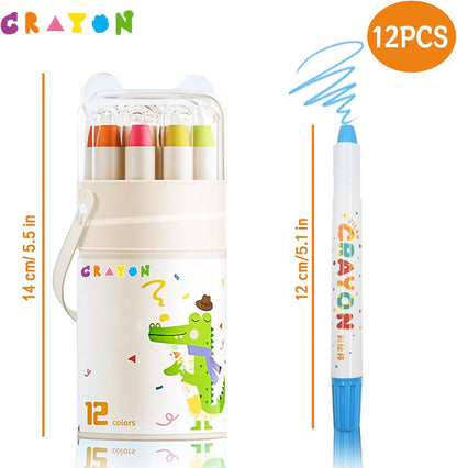 Ultra-Silky Twistable Gel Crayons | 12 color set