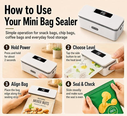 2 in 1 Portable Heat Sealer & Cutter