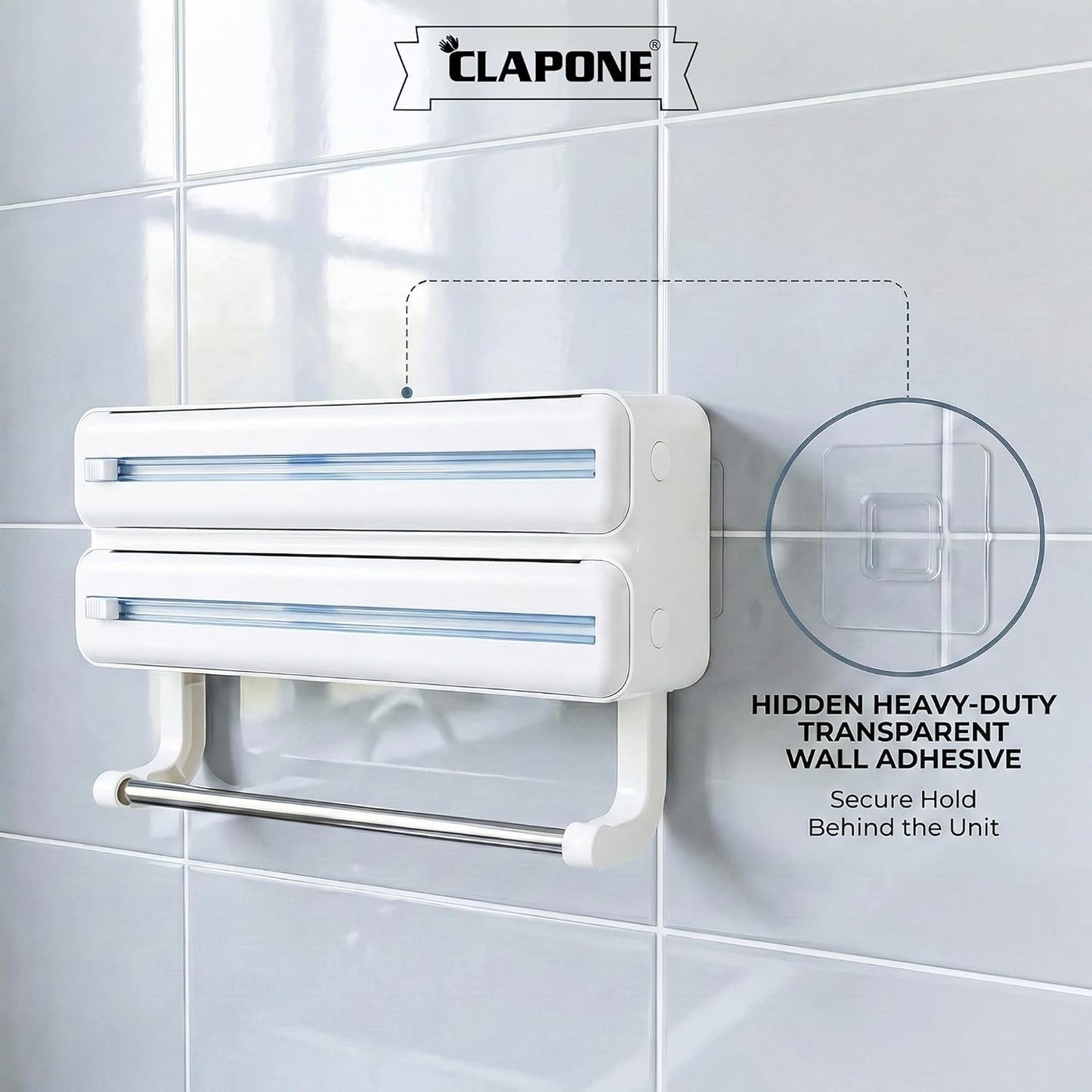 3-in-1 Wall Mounted Kitchen Organizer