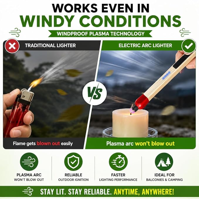 Rechargeable Electric Flameless Windproof Lighter.