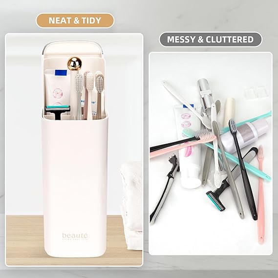 Automatic Lifting Makeup Brushes Organizer
