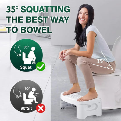 Smart Toilet Foot Rest Stool – Natural Squatting Support