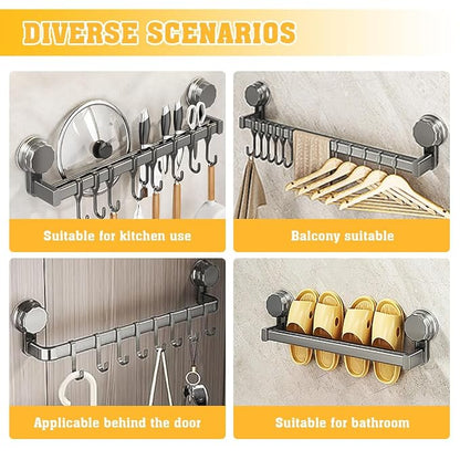 No Drill Kitchen Utensil Rack