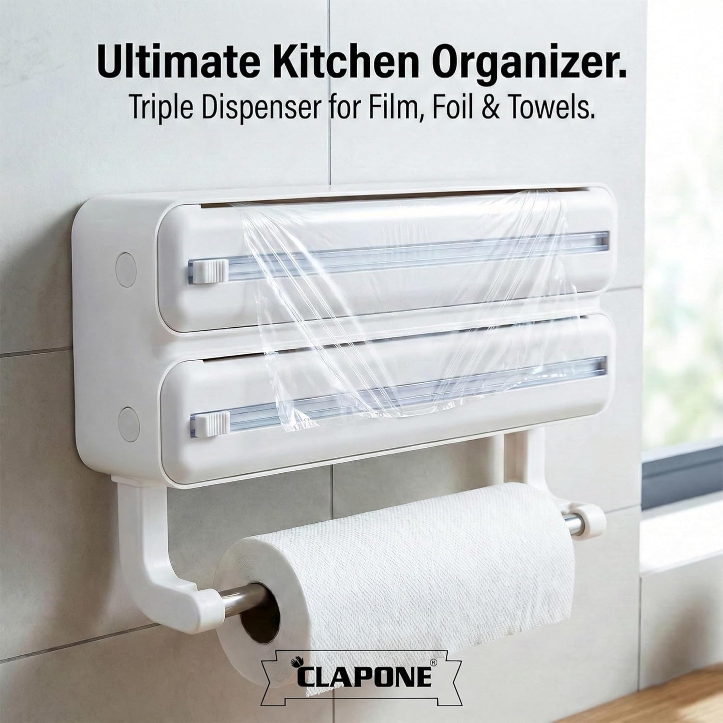 3-in-1 Wall Mounted Kitchen Organizer