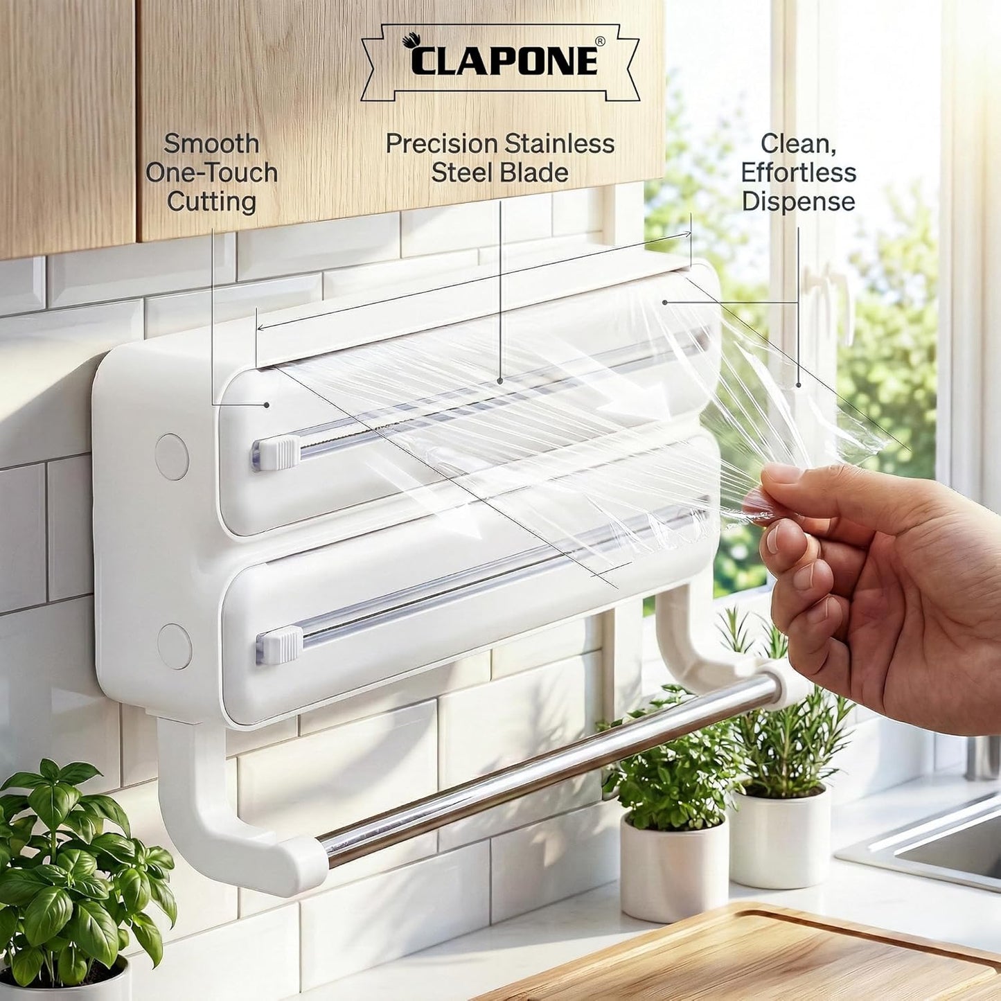 3-in-1 Wall Mounted Kitchen Organizer