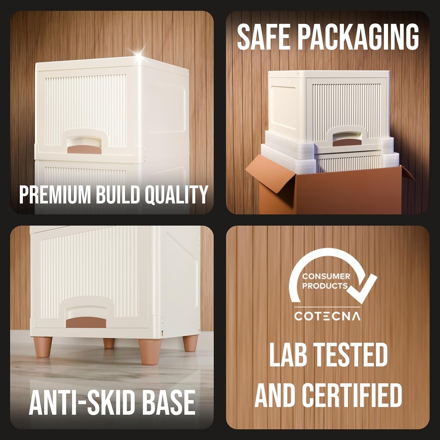 Multipurpose Foldable Storage Cabinet Organizer