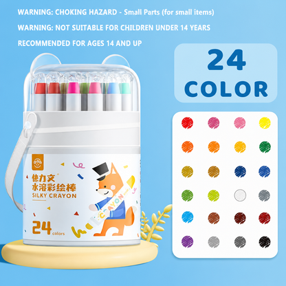 Ultra-Silky Twistable Gel Crayons | 12 color set