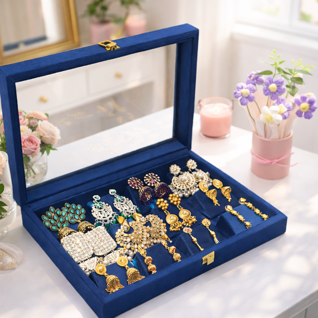 Modern Style Premium Earring Case