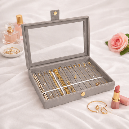 Premium Chain & Necklace Organizer Box