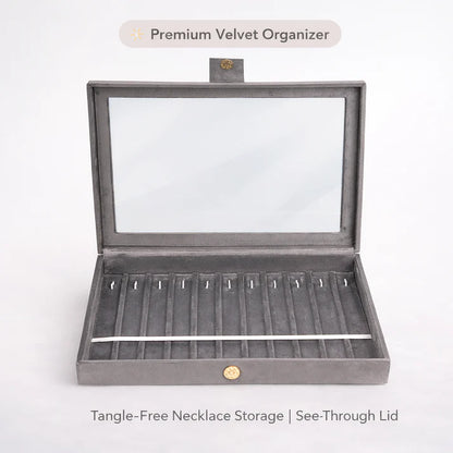 Premium Chain & Necklace Organizer Box