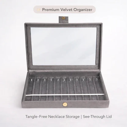 Premium Chain & Necklace Organizer Box