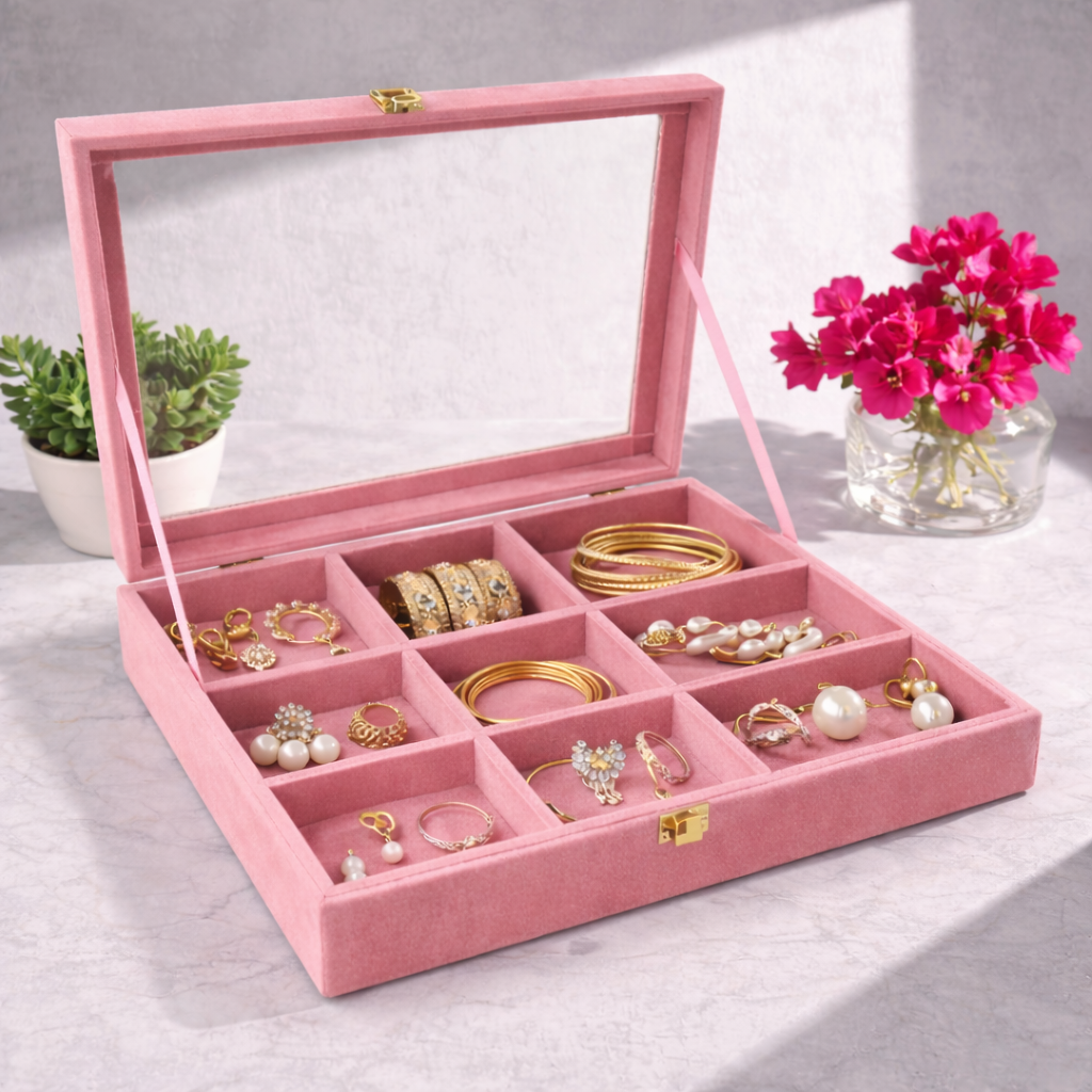 Premium Velvet Jewellery Box | Lifevy