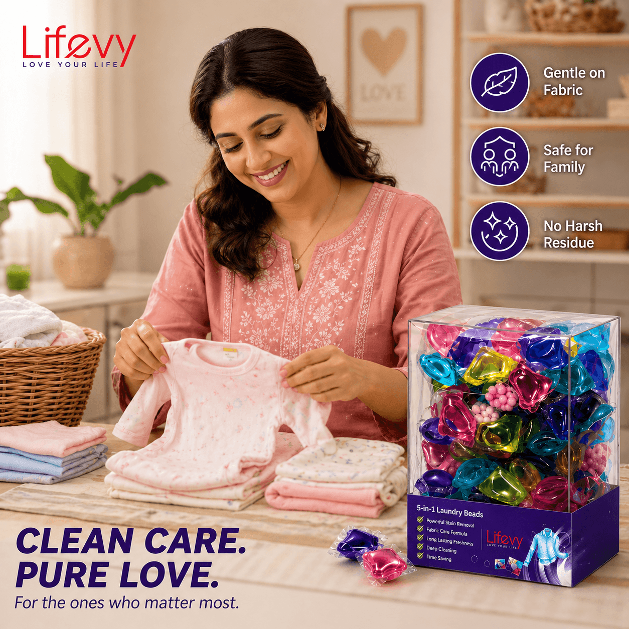 5 in 1 Laundry Power Detergent Pods