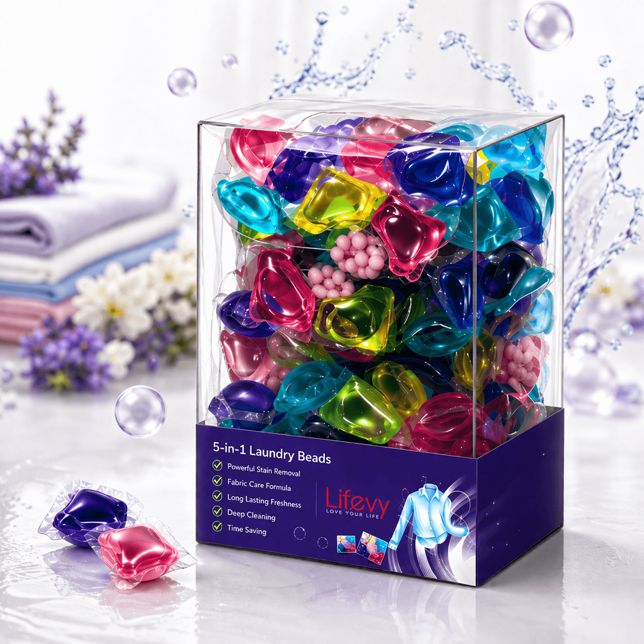 5 in 1 Laundry Power Detergent Pods
