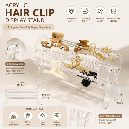 Acrylic Hair Claw Holder