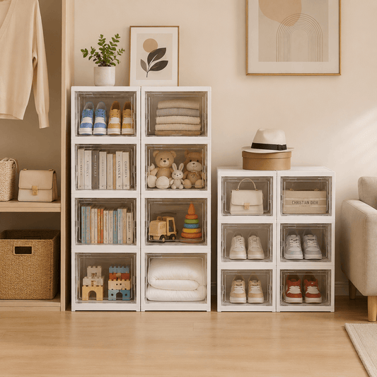 Multi-Layer Foldable Shoe Organizer – Adjustable Shoe Rack