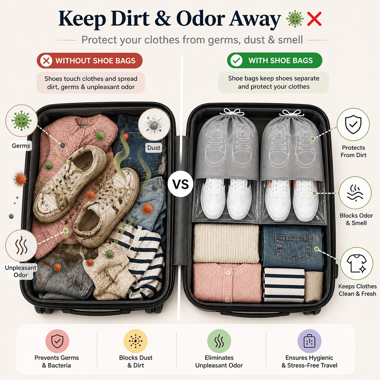 Travel Shoe Bags