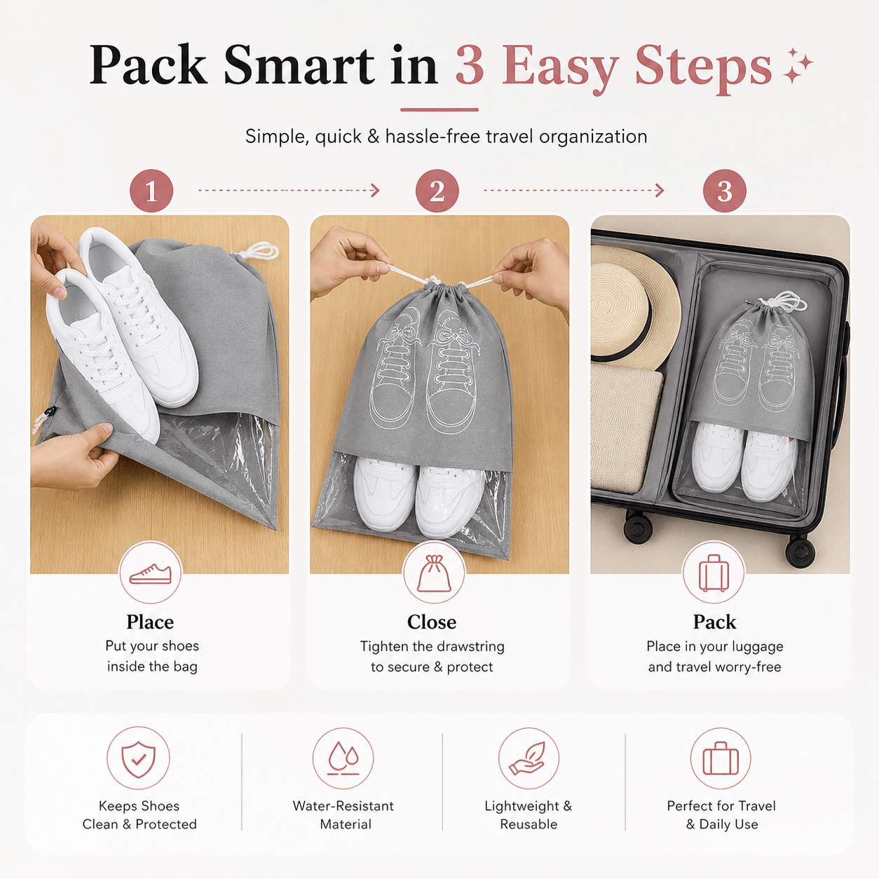 Travel Shoe Bags