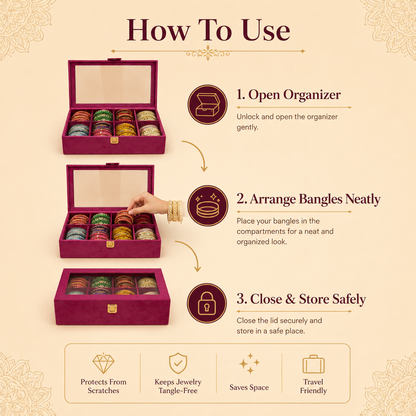 Premium Luxury Bangle Organizer