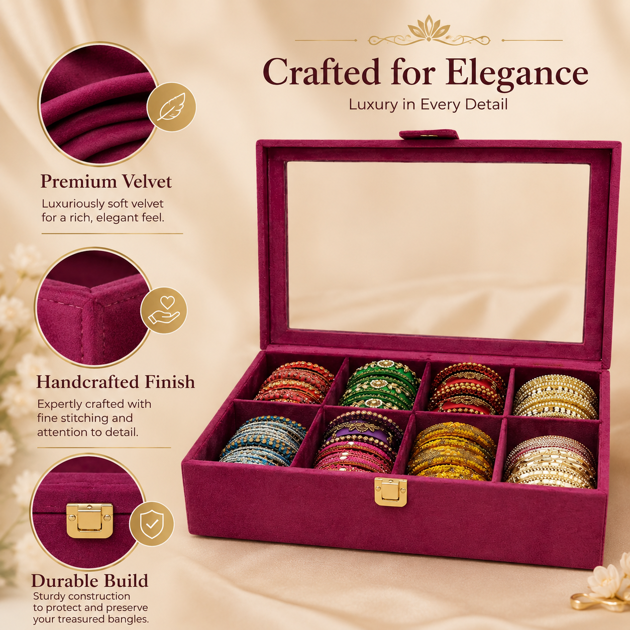 Premium Luxury Bangle Organizer