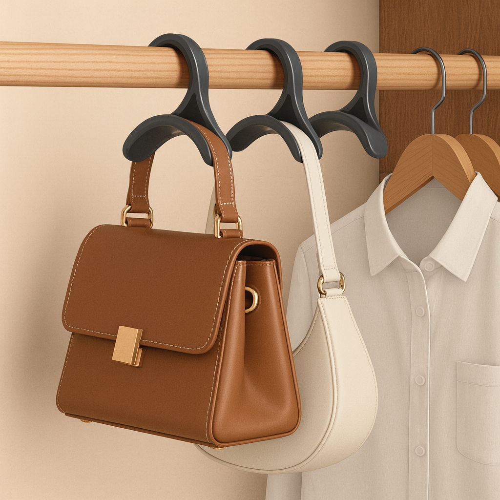Multifunctional Wardrobe Purse Hanger