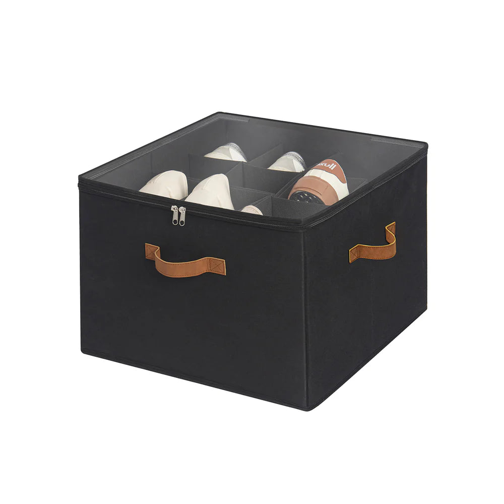 Luxury Clear Shoe Organizer Box – Stackable Dustproof Storage