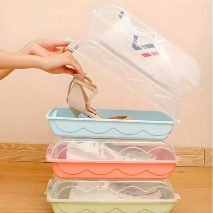 Transparent Stackable Shoe Storage Box