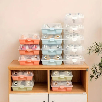 Transparent Stackable Shoe Storage Box
