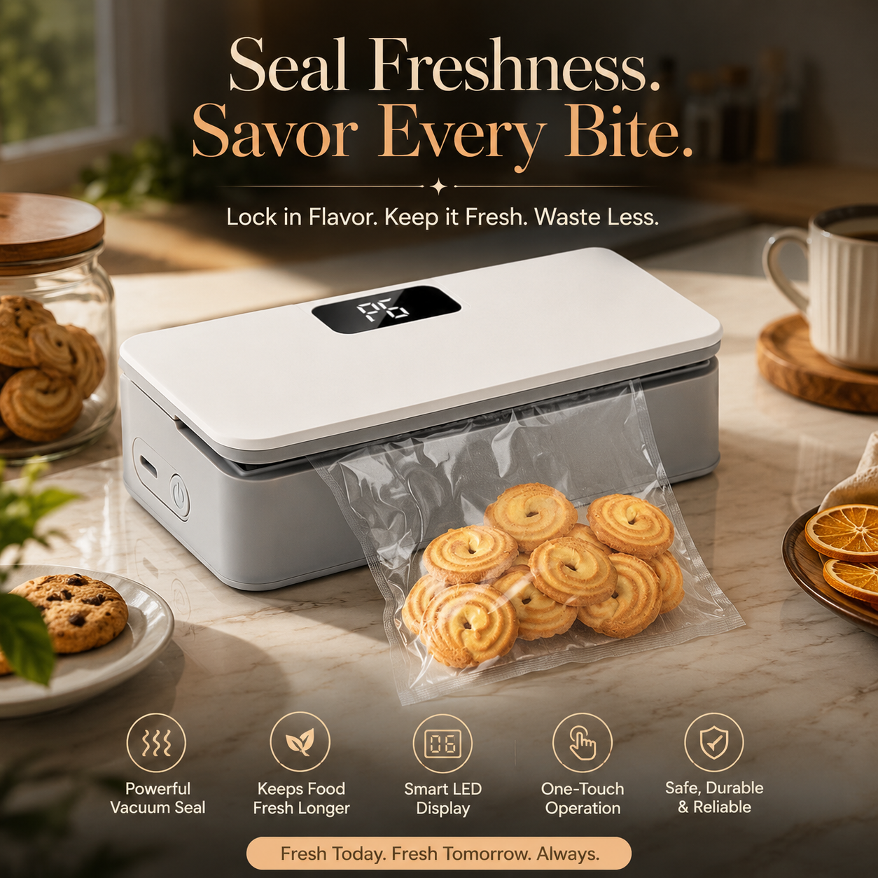 2 in 1 Portable Heat Sealer & Cutter