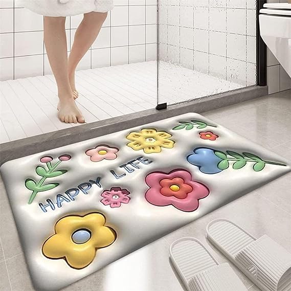 3D Anti-Slip Absorbent Floor Mat