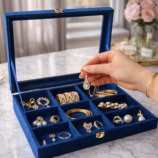 Premium Velvet Jewelry Box
