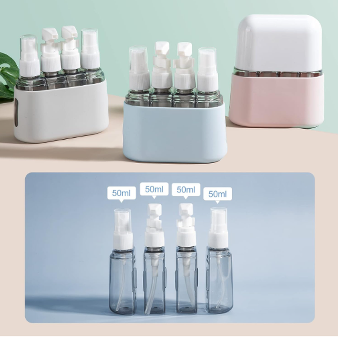 4 in 1 Leak Proof Travel Bottles (Multicolor)